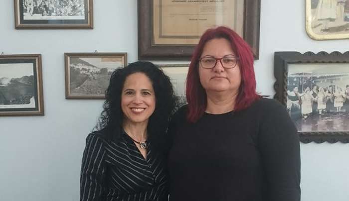 Επίσκεψη Χρύσας Καραγιάννη στο νησί της Τήλου