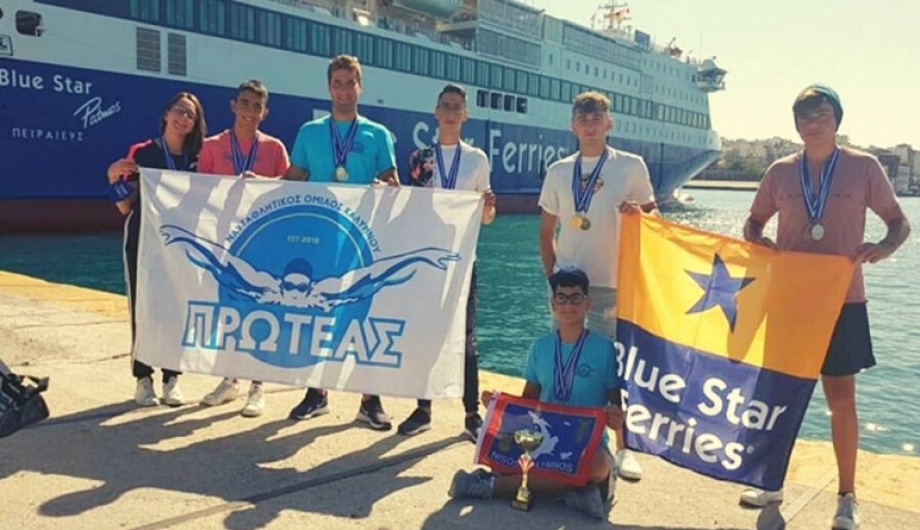 "Σάρωσε" τα μετάλλια ο Πρωτέας Ναυαταθλητικός Όμιλος Καλύμνου