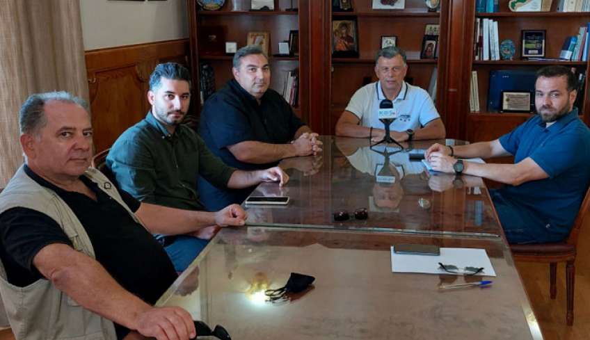 Εποικοδομητική συνάντηση Δημάρχου Κω με τον Εκπρόσωπο της Ένωσης Δημοτικών ΜΜΕ Ελλάδος, Δημήτρη Μανιατάκη