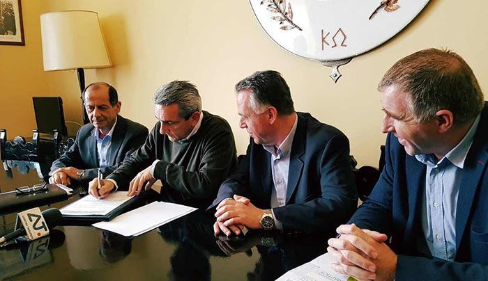 Υπεγράφη σήμερα από τον Περιφερειάρχη η κατασκευή έργων διαχείρισης λυμάτων Αντιμάχειας-Κεφάλου, ύψους 19,5εκ. ευρώ (ΒΙΝΤΕΟ)