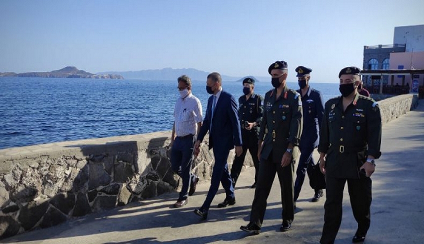 Επίσκεψη ΥΦΕΘΑ Αλκιβιάδη Στεφανή στη Νίσυρο