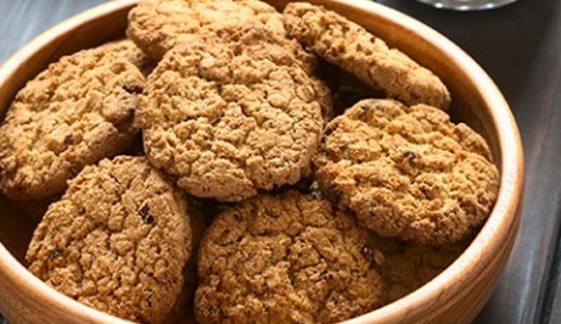 Cookies με βρώμη και μήλα
