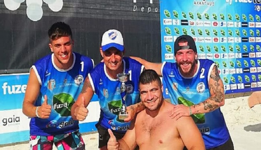 Ιωαννίδης – Μαργαρίτης στο Footvolley Tour By Fuzetea, παρέα με τον Μάριο Μπαρτσελό