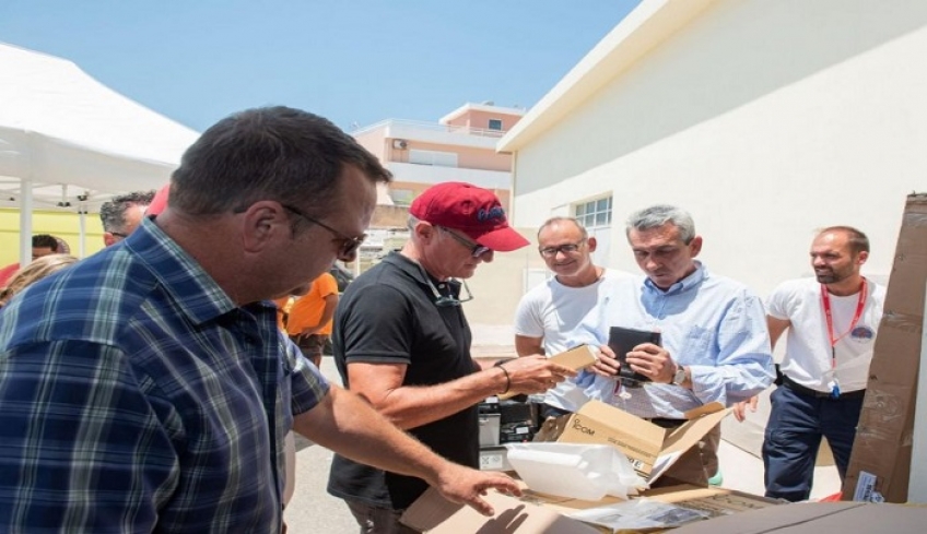 "Σύγχρονο εξοπλισμό παρέδωσε στις εθελοντικές οργανώσεις πολιτικής προστασίας η Περιφέρεια Νοτίου Αιγαίου"