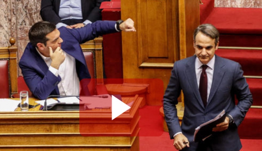 Μητσοτάκης: Ομερτά της ανομίας, Τσίπρας: Καταστροφολογείτε
