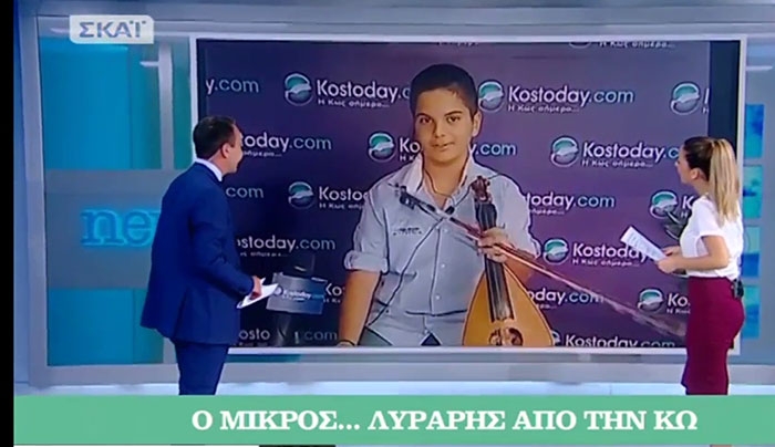 Ο Παναγιώτης Μαρκάκης στην  εκπομπή του ΣΚΑΪ  "Newsroom"