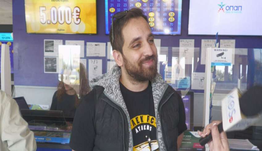 Εποχικός υπάλληλος, είναι ο τυχερός που κέρδισε 50.000 ευρώ στο ΚΙΝΟ, στο πρακτορείο ΟΠΑΠ του κ. Μπαρζούκα στο Ζηπάρι