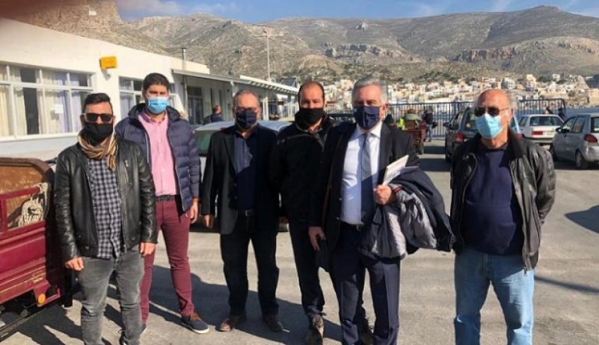 Επίσκεψη του B. Υψηλάντη σε Κάλυμνο και Λέρο - Συμμετείχε σε συσκέψεις για θέματα που απασχολούν τα νησιά