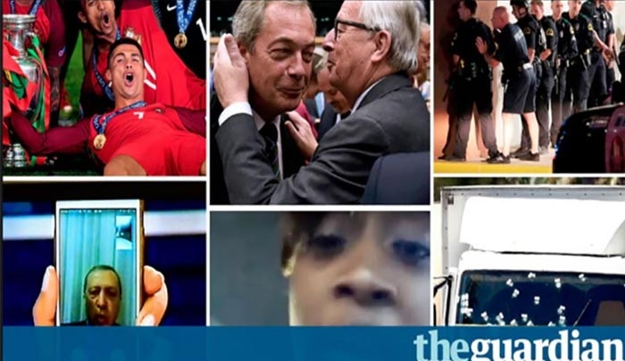 Guardian: 30 ημέρες που συγκλόνισαν τον κόσμο (βίντεο)