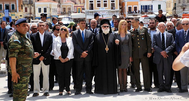 Η Ελ.Φτακλάκη στην Σύμη για την ημέρα κήξης του Β`ΠΠ.