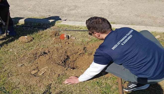Δεντροφύτευση στο Πάρκο κυκλοφοριακής αγωγής στη Λέρο