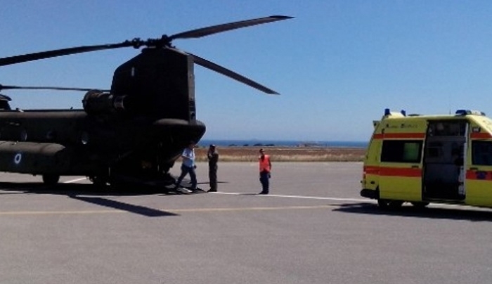 Αεροδιακομιδή εγκύου από την Κω στο Ηράκλειο