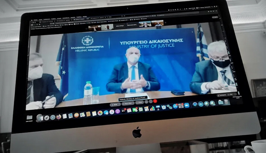 Τηλεδιάσκεψη με τον υπ. Δικαιοσύνης για το κτιριακό πρόγραμμα του Υπουργείου σε Ρόδο και Κω