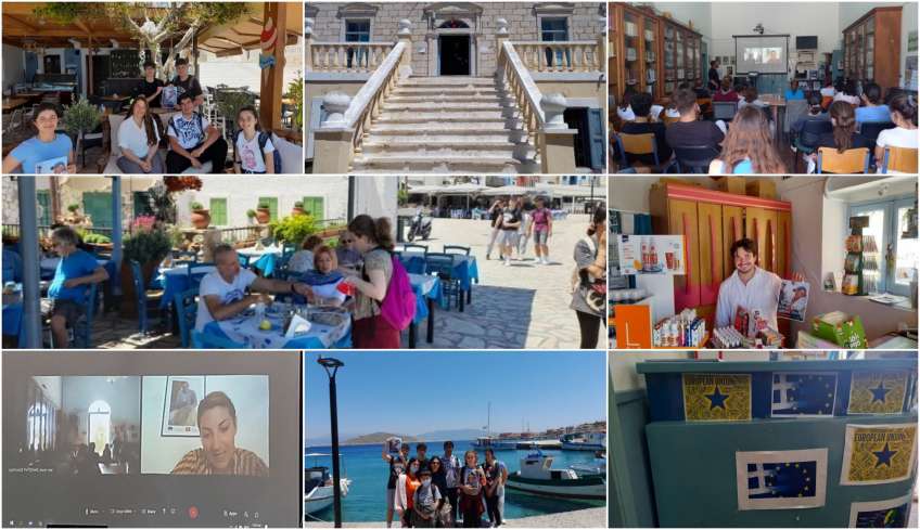 Η «Ημέρα της Ευρώπης» που συνδιοργάνωσε το Europe Direct Νοτίου Αιγαίου της ΑΝ.ΔΩ Α.Ε, με το Γυμνάσιο Λ.Τ. Χάλκης