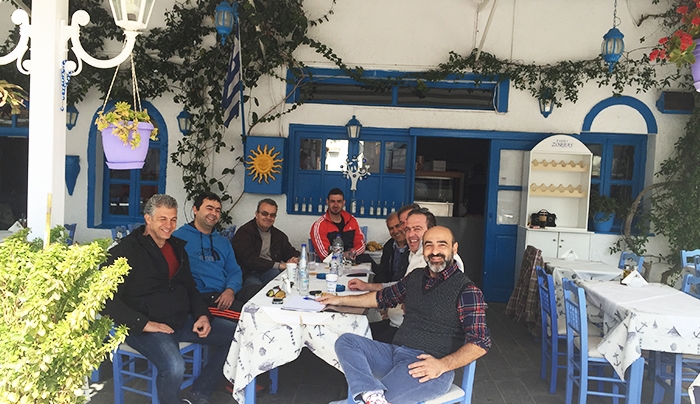 Συνάντηση Δ. Γερασκλή με επιχειρηματίες του νησιού