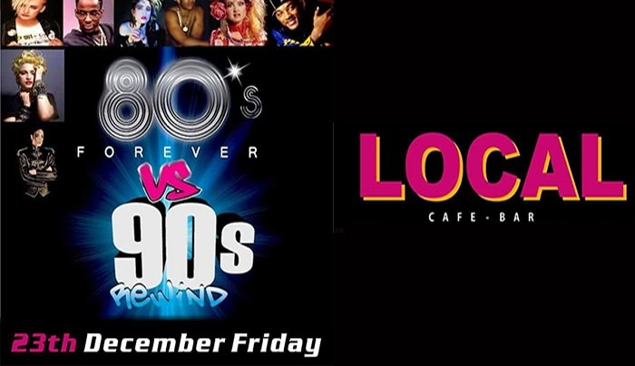 Party με 80's - 90's στο "Local Cafe" στις 23/12