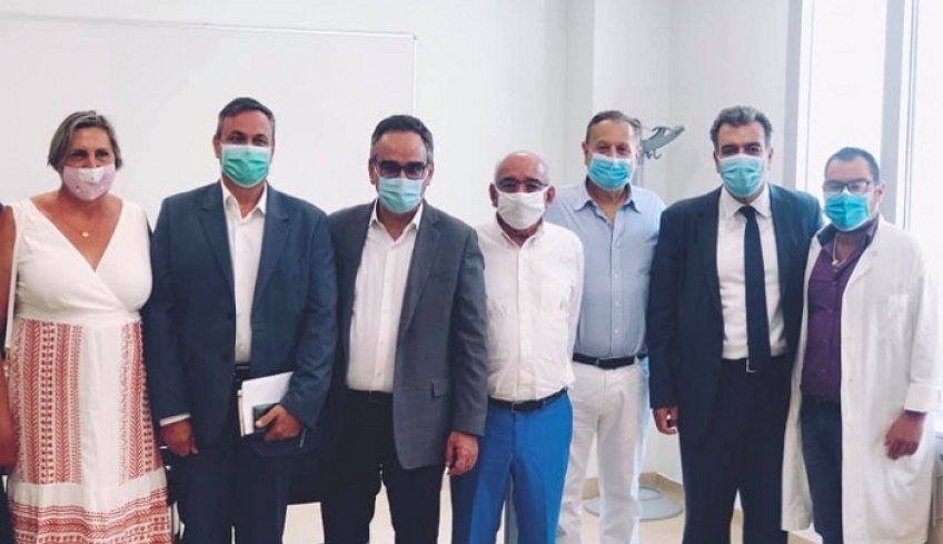 Την Κάρπαθο επισκέφθηκε ο Υφυπουργός Υγείας, Β. Κοντοζαμάνης - Σύσκεψη για το νοσοκομείο του νησιού