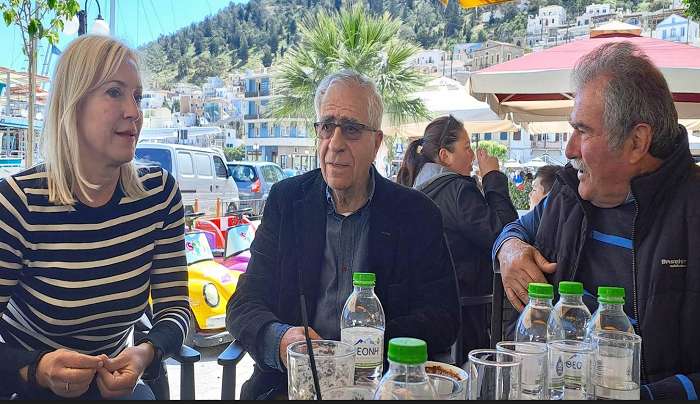 Επίσκεψη της Ελευθερίας Φτακλάκη σε Πάτμο και Κάλυμνο