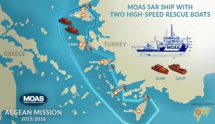 "Άλλος για το Αιγαίο"; Όποια οργάνωση θέλει έρχεται για να κάνει ...έρευνα και διάσωση!