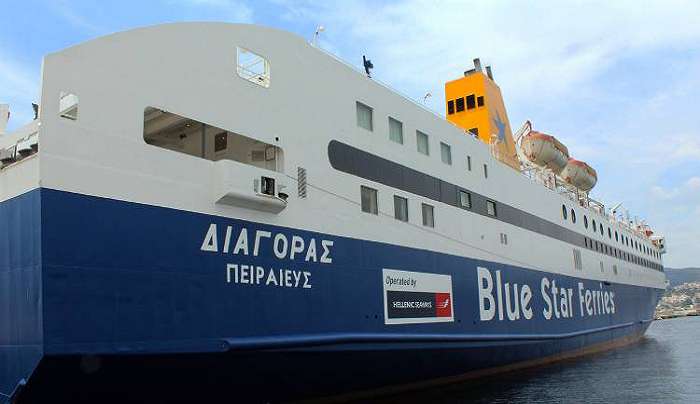 Το “Ε/Γ-Ο/Γ ΔΙΑΓΟΡΑΣ” θα αντικαταστήσει το “Μπλου σταρ ΠΑΤΜΟΣ” στα δρομολόγια από Πειραιά προς Δωδεκάνησα