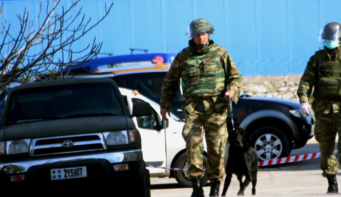 Εντοπίστηκε βλήμα όλμου στην περιοχή του Φιλοπάππου