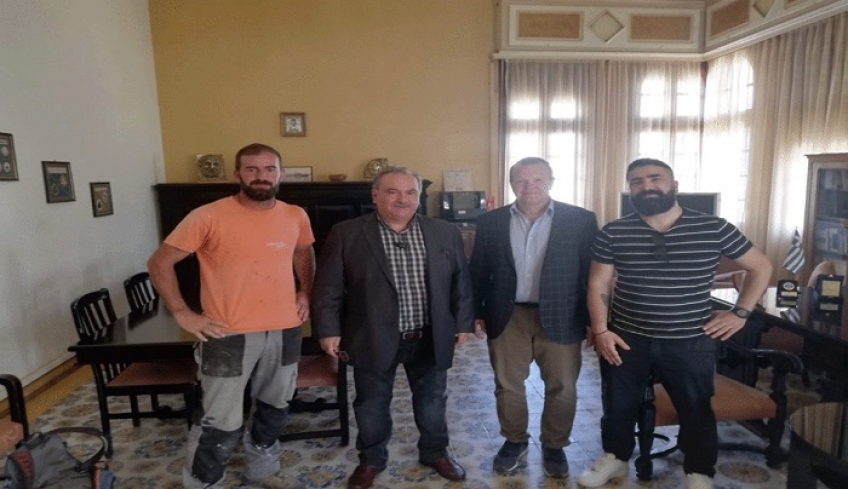 Στην Κάλυμνο ο αντιπεριφερειάρχης Χρήστος Ευστρατίου για την προώθηση των προβλημάτων του νησιού