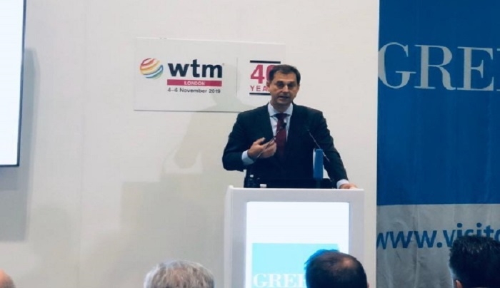 Ο Χ. Θεοχάρης στη WTM: Ο ελληνικός τουρισμός θα κάνει νέα ρεκόρ το 2020