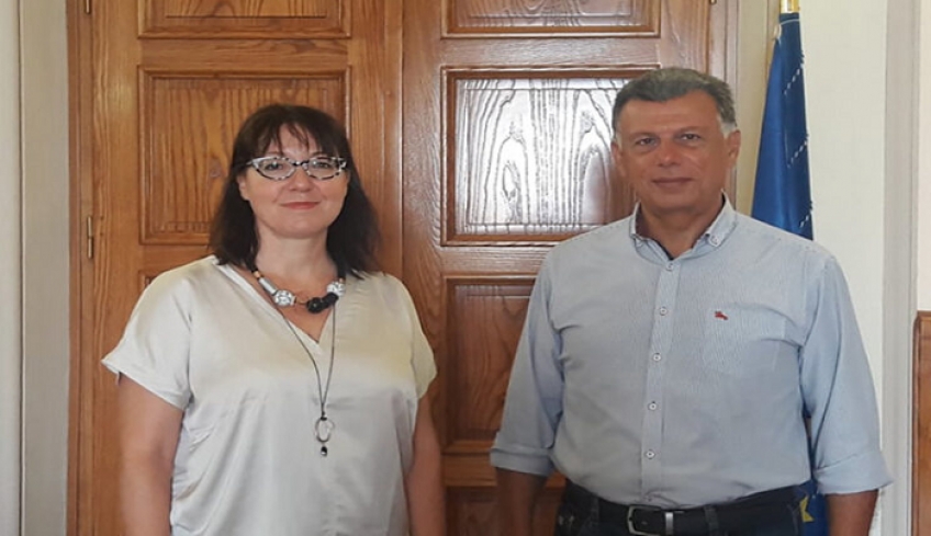 Eπίσκεψη της Προξένου Μ. Βρετανίας Ράνιας Κοσιώρη στο Δήμαρχο Κω