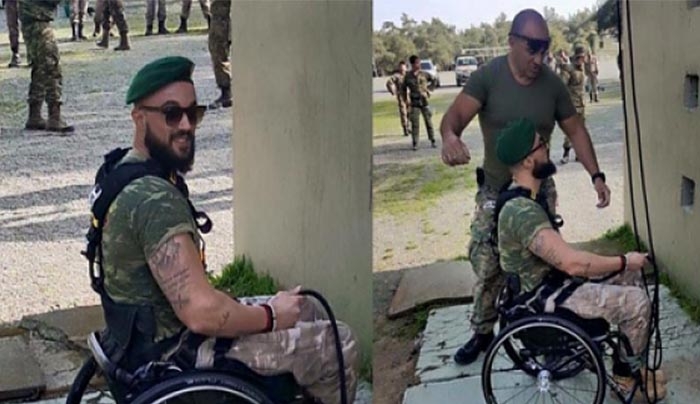 Μάθημα ζωής από παλιό ΛΟΚατζή - Καταρρίχηση με αναπηρικό αμαξίδιο από 30 μέτρα! (Φωτό)