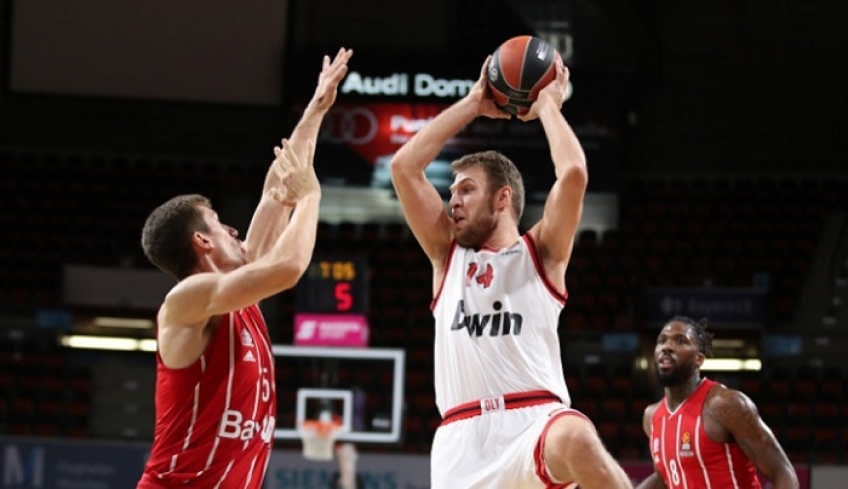 Euroleague: Δεν τα κατάφερε στο Μόναχο ο Ολυμπιακός – Εχασε 74-68 από τη Μπάγερν