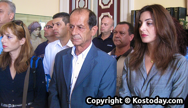 Αγιασμός για το νέο Έπαρχο Γιώργο Χαλκιδιό