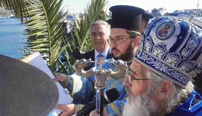 Ο Βασίλης Υψηλάντης στη Κάλυμνο για τα  Θεοφάνια
