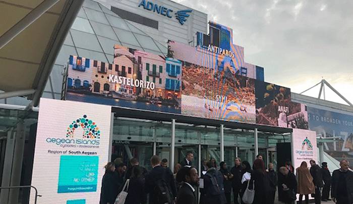 WTM 2018: Αύξηση στις προκρατήσεις για Ελλάδα-Ιδιαίτερη αίσθηση έχει δημιουργήσει και πάλι το Περίπτερο της Περιφέρειας Νοτίου Αιγαίου