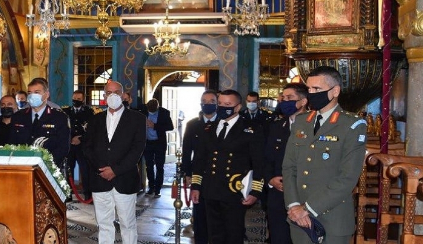 Ο Έπαρχος Κω-Νισύρου παραβρέθηκε στον εορτασμό του Προστάτη του Σώματος της Ελληνικής Αστυνομίας