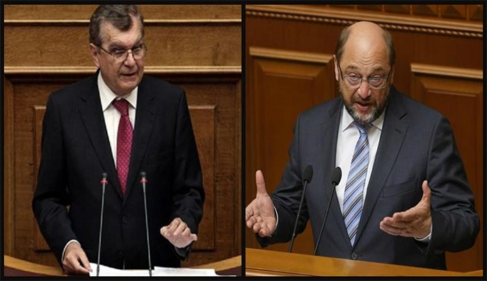 Επιστολή και συζήτηση Δ. Κρεμαστινού με Μάρτιν Σουλτς