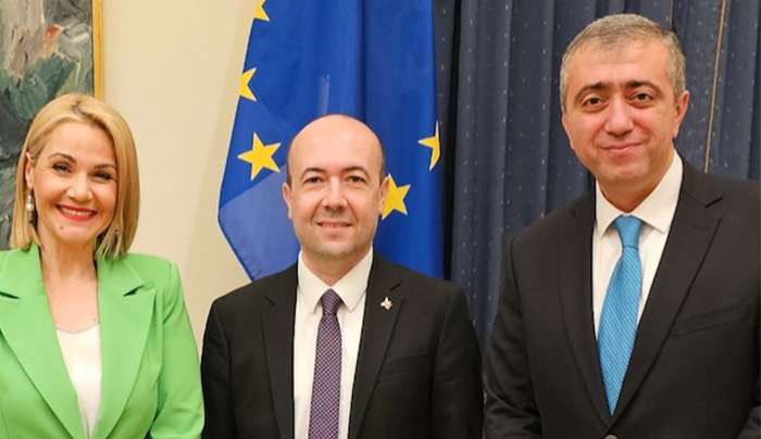 Συνάντηση Μίκας Ιατρίδη με τον Αναπληρωτή Υπουργό Εξωτερικών του Αζερμπαϊτζάν, κ. Fariz Rzayev.