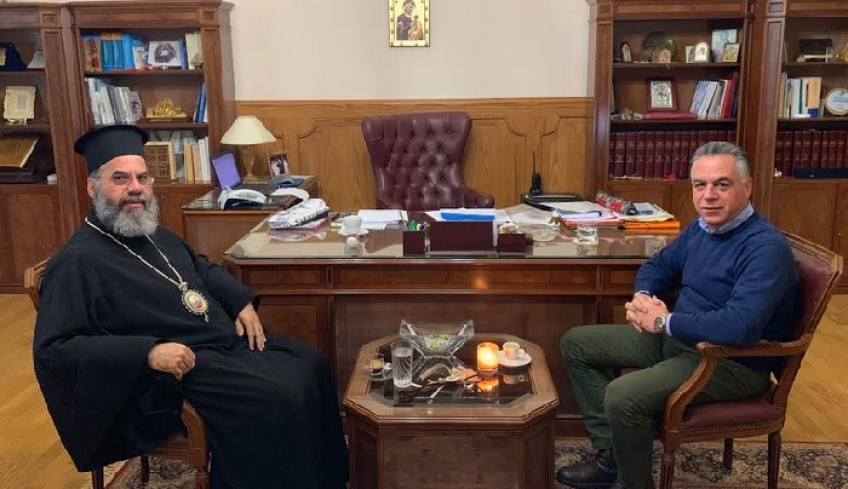 Συνάντηση του Δημάρχου Κω με το Μητροπολίτη Σύμης κ. Χρυσόστομο