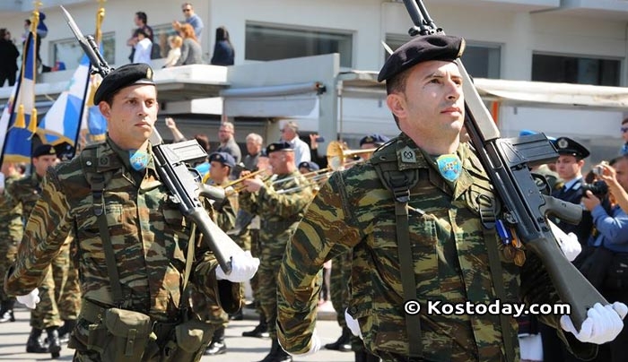 Περήφανη ΣΤΡΑΤΙΩΤΙΚΗ ΠΑΡΕΛΑΣΗ για την επέτειο της 25ης Μαρτίου στην ΚΩ (φωτό-βίντεο)