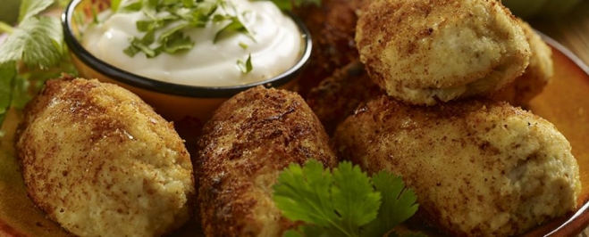 Βραζιλιάνικες κοτοκροκέτες - Coxinhas