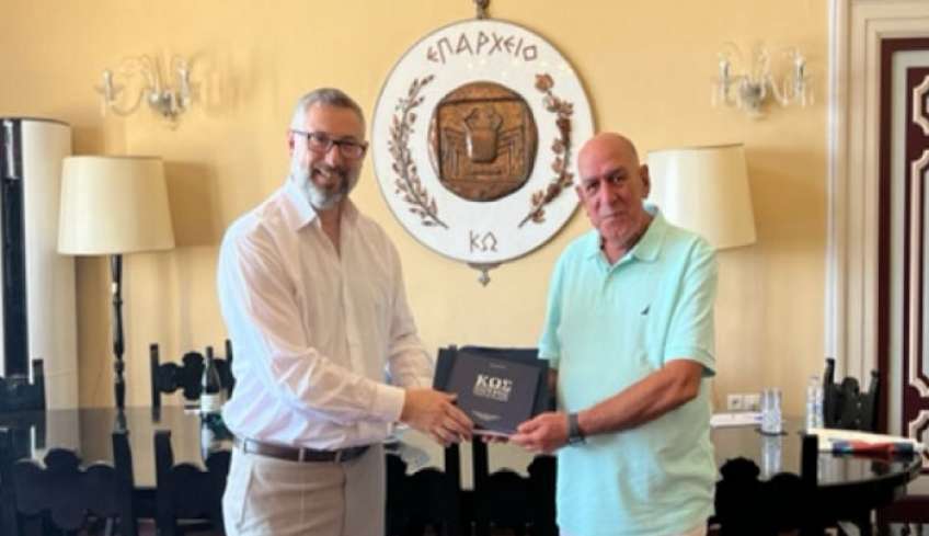 Tον Έπαρχο Κω – Νισύρου επισκέφτηκε ο Πρέσβης της Αυστραλίας στην Ελλάδα