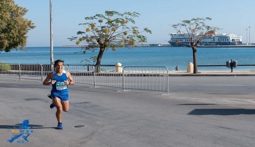 Η διάκριση του Μανώλη Τσίκνη στο Ρόδος Run Greece