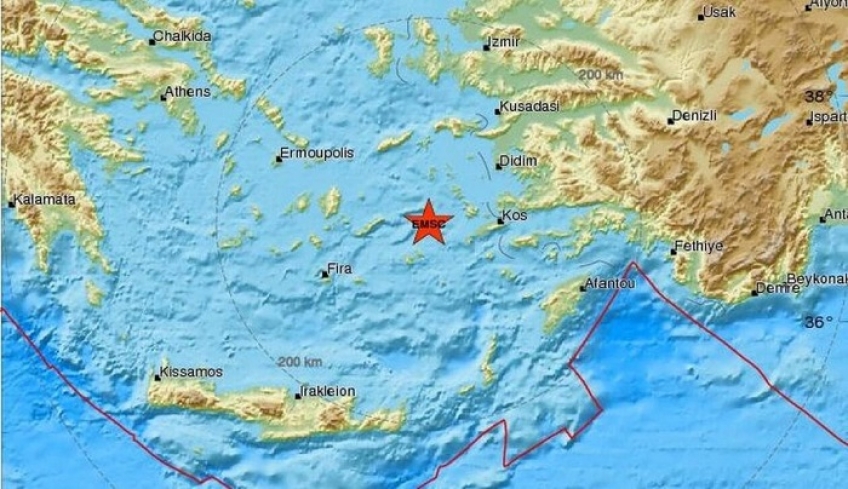 Σεισμός τα ξημερώματα μεταξύ Κω και Αμοργού