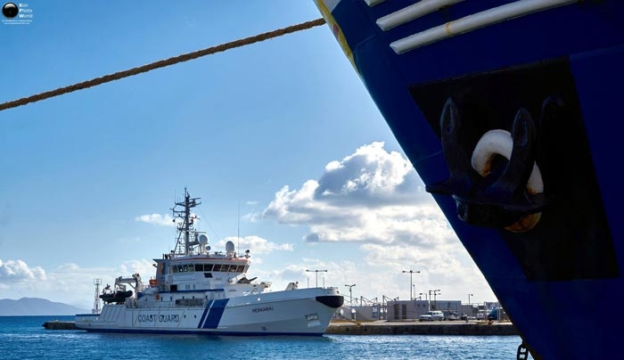 ΝΕΕΣ ΑΦΙΞΕΙΣ: Tο περιπολικό της Φινλανδικής Ακτοφυλακής "Merikarhu" στο λιμάνι της Κω