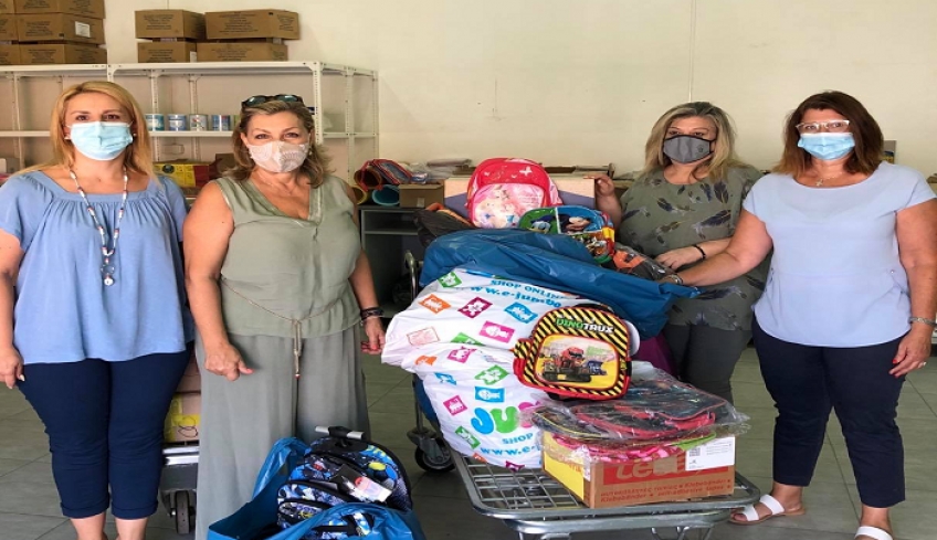 Ευχαριστίες της Αντιπεριφερειάρχη Υγείας στο Σύλλογο Γυναικών Σορωνής, που συγκέντρωσε σχολικά είδη για τα παιδιά των δικαιούχων Κοινωνικού Παντοπωλείου
