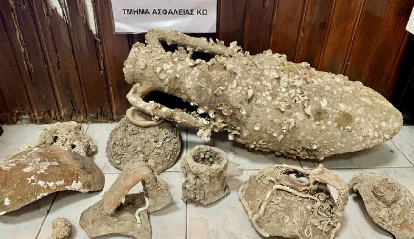 Συνελήφθη ημεδαπός για κατοχή αρχαιοτήτων στην Κω
