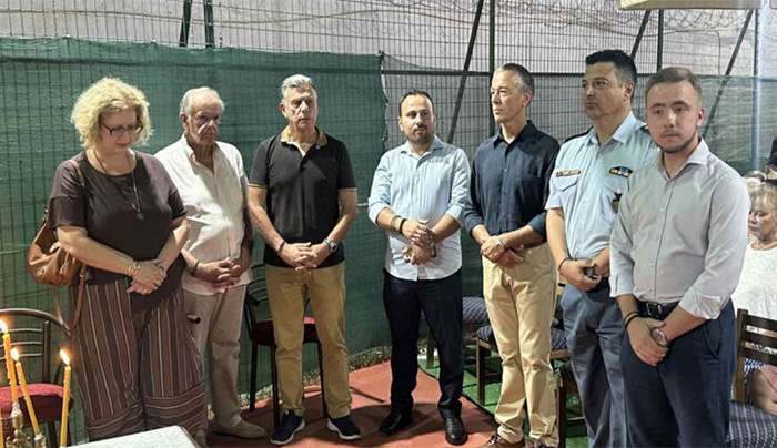 Πανηγυρικός Εσπερινός του Αγίου Φανουρίου στις Δικαστικές Φυλακές Κω
