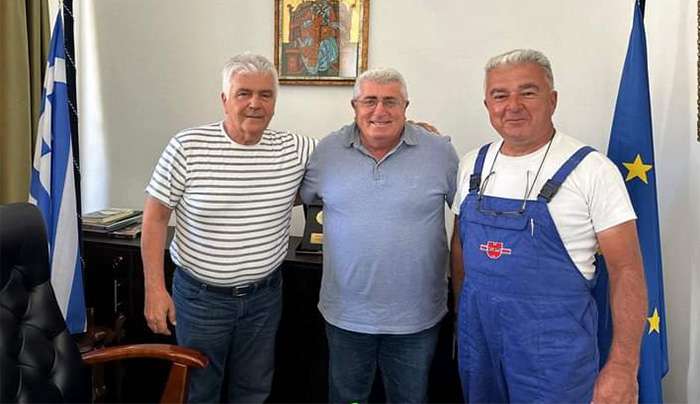 Στη Λέρο ο Αντιπεριφερειάρχης πρωτογενούς τομέα Φιλήμονας Ζαννετίδης.