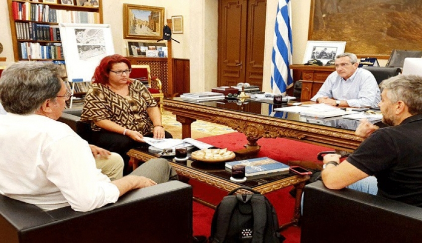 Η διαχείριση των απορριμμάτων και η υποστελέχωση των δήμων, στη συνεργασία του Περιφερειάρχη με τους δημάρχους Τήλου και Νισύρου