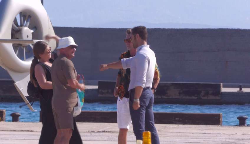 VIP επισκέπτες υποδέχτηκε η μαρίνα της Κω, οι οποίοι κατέφθασαν με ελικόπτερο από τη Μύκονο