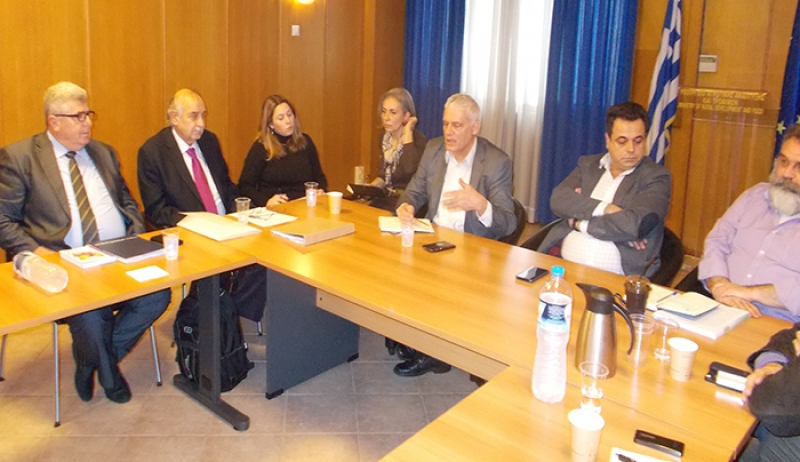 Ο Φ. ΖΑΝΝΕΤΙΔΗΣ ΣΕ ΣΥΝΑΝΤΗΣΗ ΕΡΓΑΣΙΑΣ ΣΤΟ ΥπΑΑΤ
